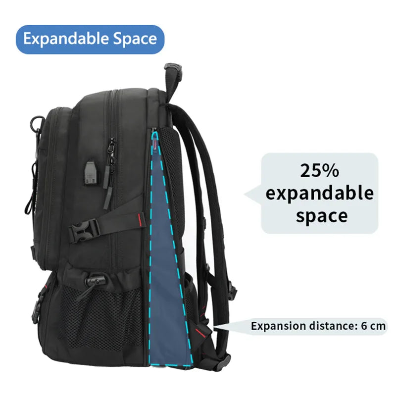 SWICKY Male multifunction fashion business casual travel waterproof 15.6 inch 17.3 inch Laptop men backpack,Boys' school bags