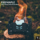 Fire Maple Lotus Titanium Ultralight Solid Alcohol Stove Mini Foldable Camping Hiking Alcohol Burner Alcohol Folding Stove