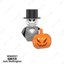 SAW Horror Movie Jack Ripper Mini Action Figures Building Blocks Brick Models Silent Hill Horrifying Chainsaw Man Halloween Toys