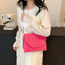 Summer Beach Straw Clutch Bag Cute Crossbody Bag for Women Travel Shoulder Bags Purse Ladies Casual Wicker Handbags