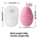 Easter Embossed Silicone Mould Easter Egg Candle Molds Diy Aromatherapy Plaster Graffiti Eggs Candle Making Kit Diy Craft Tools