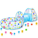 IMBABY Toys Tent Indoor Balls Pool 3 in1 Children's Tent Foldable Crawling Tunnel Outdoor Camping Tent Children's Room House
