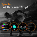2026 GPS Smartwatch for Men 1.7 HD Screen Military Smart Watch Flashlight IP68 Waterproof 100 Sport Modes 720mAh Large Battery