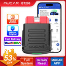 MUCAR BT200 / BT200 Pro OBD2 Scanner Auto Full System Diagnostic Lifetime Free Oil SAS Reset Free 1 Year Car Diagnosis Tools