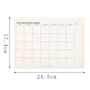 Weekly Planner Monthly Undated Agenda Notebook Schedules Study Planner Korean Stationery Office School Supplies