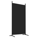Divider with 4 Panels Black 346x180 cm in Fabric Home decoration products, partition screens, privacy screens
