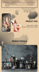 POP MART DIMOO Stories in the Cup Series Mystery Box Genuine Blind Box Guess Toys Bag Ornament Figurines Home Decor Desktop Doll