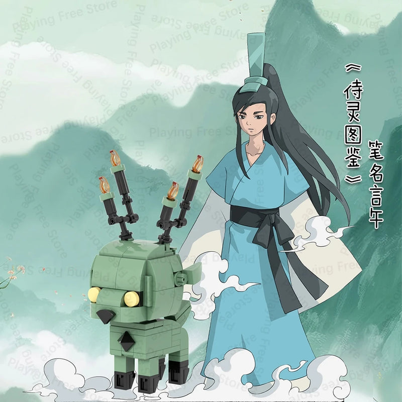 MOC Animal Brick Cat Shark Easter Bunny Deer Rabbit Compatible Building Blocks Set Assembly Toys For Children Adult Friends Gift