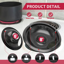 Stove Drip Pan for Electric Stove Top, Compatible with Frigidaire 10% Energy Save by Enamel Spraying Prevent Bending and Rust In