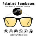 LIOUMO Photochrome Sonnenbrille Herren polarisiert Nachtsichtbrille für Autofahrer Damen Chamäleon-Brille oculos de sol masculino