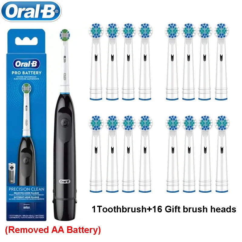 Oral B Electric Toothbrush Pro Power 4010 Precision Clean Teeth Plaque Removal Adult Toothbrush 5010 More Replacement Brush Head