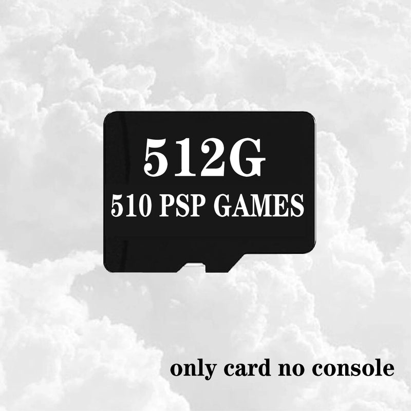 For ANBERNIC RG556 Handheld Retro Game Console Memory Card SD Card TF Card 512G 60000 Games 512G 480 PS2 Games 510 PSP Games