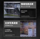 1/64 Diorama Car Parking Lot Model LED Light Underground Double-layer Car Garage Scene Model Display