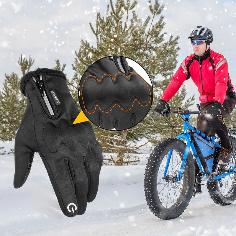 TouchScreen Winter Gloves Men Women Warm Ski Cold Weather Riding Driving Bike Work Tactical Windproof Non-Slip Full Finger Glove