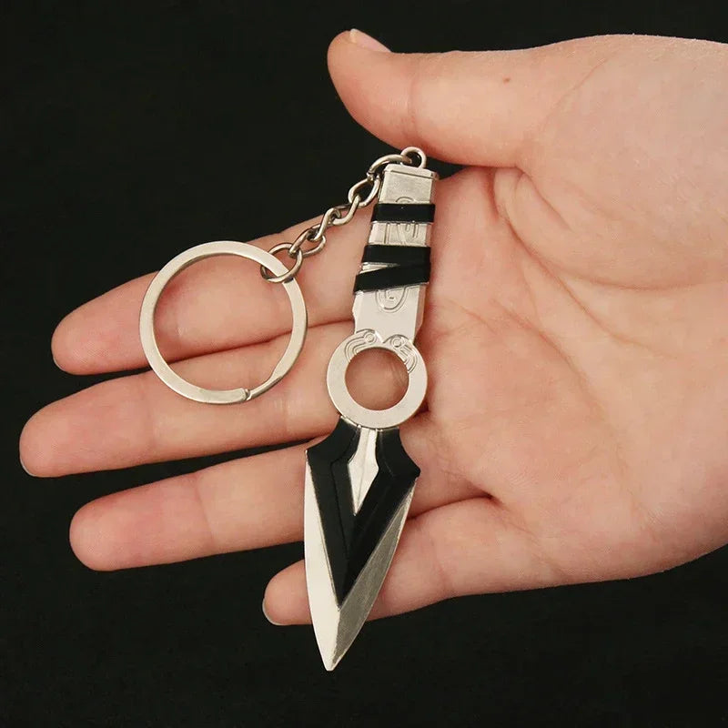 Valorant Weapon Keychain Reaver Karambit Vandal Prime Champions Skins Samurai Sword Pocketknife Weapon Model Gifts Toys for Boys