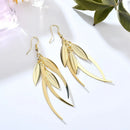 Trendy Leaves Earrings Bohemia Long Earring Women Irregular Sexy Girls Jewelry Fashion Punk Metal Tassel Earrings 2022 Earings