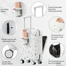 USB Port 20 24inch Front Opening Design Airline Certified Carry on Luggage ABS+PC Hard Shell Luggage with Spinner Wheels