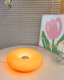 The Donut Halo | Touch-Dimmable Bauhaus Ambient Table Lamp