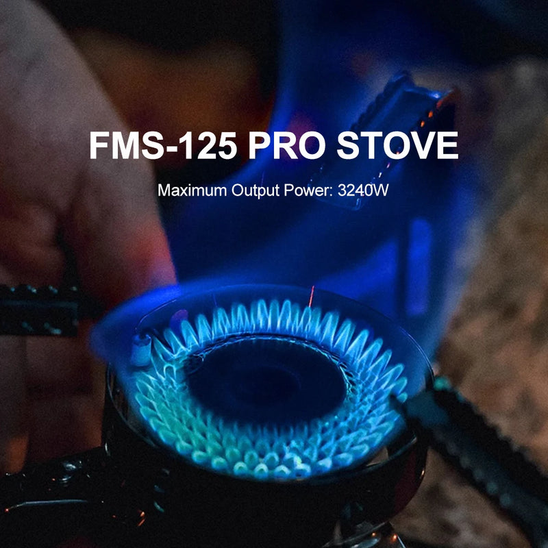 Fire-Maple Windproof Stove Split Gas Burner 3240W Outdoor Hiking Camping with Ignition Device Equipment Lightweight FMS-125PRO