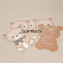 10 Sheets Gender Reveal Theme Predicitions Advice Game Card Cartoon Bear Voting Card for Baby Shower Birthday Party Decoration