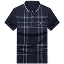 2022 Heißes echtes Bodybuilding-Kurzarm-Poloshirt für Herren Karierte Polos Sommer Pol T-Shirts Herren Business-Poloshirt Jersey 1398