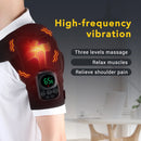 Shoulder Heating Pad With Massage 6 Adjustable Temperature HF Vibration Relax Muscle Brace Wireless Control for IOS/Android