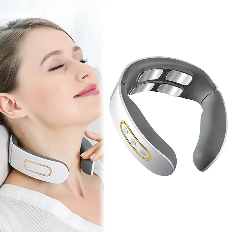 Four Head Intelligent Neck Massager Relieves Pain, Relaxes Cervical Muscles, And Provides Electric Neck Protection