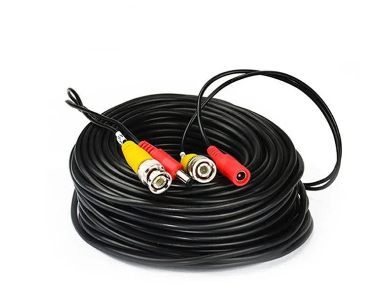 AHD Camera Cables 5M/10M/15M/20M/30M BNC Cable Output for DC Plug Cable for Analog AHD CCTV DVR Drop Shipping