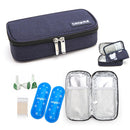 Tragbare Oxford-Stoff-Isolierte Kühltasche für Insulin, Erste-Hilfe-Kasten, Medizin, Reise-Kühltasche, Stifttasche, Medikamentenfach