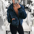 Hoodies Women Clothing Streetwear 2025 Autumn Winter Spring New Fashion Versatile Casual Solid Long Sleeves Coat for Female