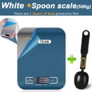 Küchenwaage Digital 5/10kg 1g Elektronische Waage Gramm und Unzen Edelstahl-Messwaage zum Wiegen von Lebensmitteln, Kaffee, Backwaren