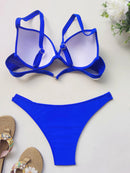 sexy push up bikinis sets two pieces solid thong swimsuit bikini swimsuit Swimwear Biquini conjunto de bikini tankini biquini