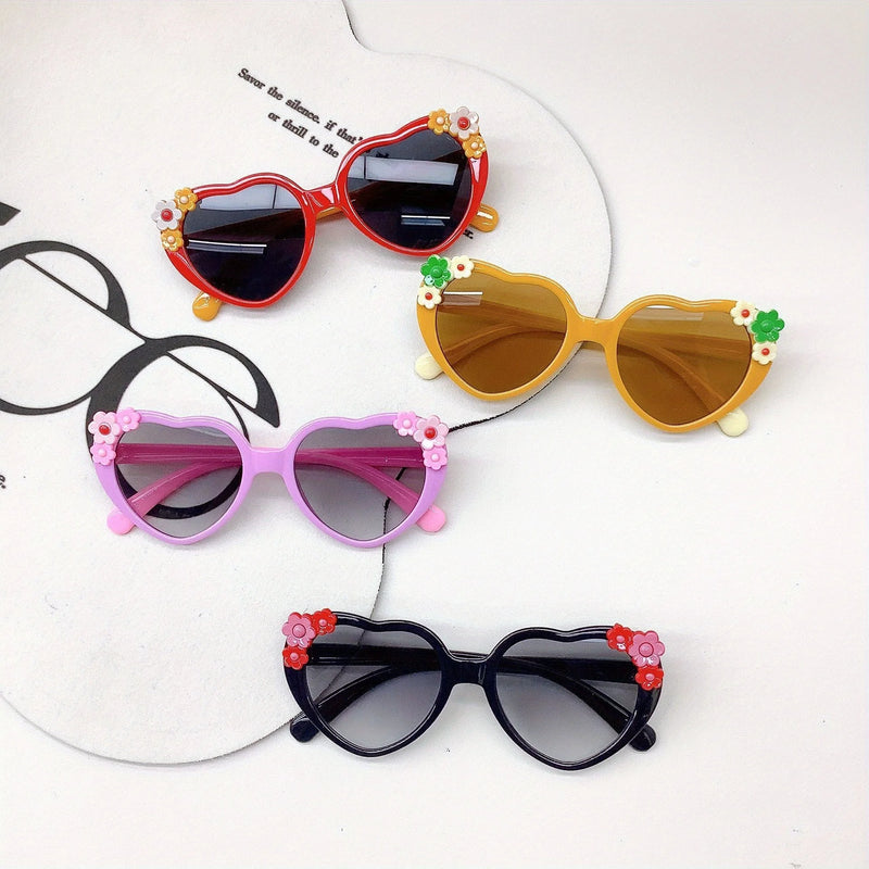 Children's Sunglasses  Fashionable Cartoon Decorative Glasses Cute Boys and Girls Eye Care Baby Eyewear Toys Kids