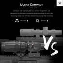 Vector Optics-Maverick-III 3x22 Magnifier with Rubber Armed, Long Eye Relief, Fit Maverick/Scrapper Red Dot Scope Sight, AR 15