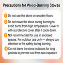 UNHO 19 Inch Smokeless Fire Pit for Outdoor Wood Burning,  Portable 304 Stainless Steel Camping Stove , Perforated  Fireplace