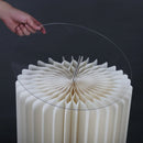 Paper Folding Cylinder Display Rack for Wedding Birthday Party Decor Dessert Table Cake Stand Home Ornaments Ramadan Decoration