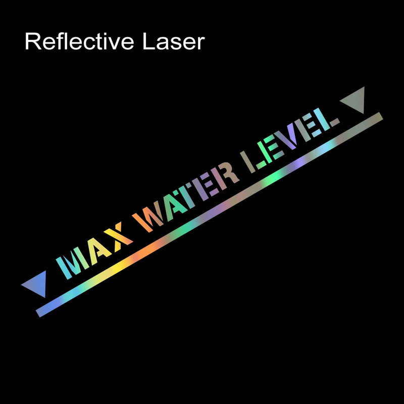 Max Water Level Car Sticker For SUZUKI Jimny Raptor Hilux Ranger Fit Offroad Military 4x4 Waterproof Vinyl Film Car Accessories
