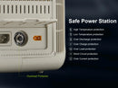 ALLPOWERS R600 Portable Power Station mit Solarpanel 100W, 600W 299Wh LiFePO4 Solargenerator USV Notstromversorgung MPPT für Wohnmobile
