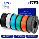 JAYO 3D Filament PLA +/PETG/PLA 1.75MM +/- 0.02MM 6Rolls Coloful Neatly Wound 3D Printing Material For 3D Printer&Pen 1.1KG/ROLL