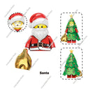 Hot Toys TV6302 TV6303 2024 Merry Christmas Gift Grinch Holiday Elf Santa Rex Darth Vader Building Blocks Mini Action Figure Toy