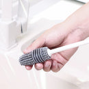 Washing Cup Brush Long Handle Silicone Household No Dead Angle Special Cleaning Brush Milk Bottle Cup Brush