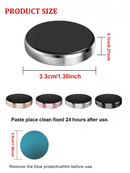 Magnetic Metal Phone Holder, Car Phone Mount, Universal Magnetic Phone Holder Stick-On, Suitable For All Smartphones