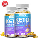 Keto Fat Burning Capsules - Promote metabolism - burn fat, enzyme detoxification, suppress appetite, enhance energy