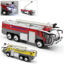 Alloy Car Airport Fire Truck Model Engineering Car Sound And Light Toy Boy Birthday New Year Christmas Gift  B117