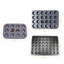 Bakeware Mini Muffin Cake Baking Pan 12/24/48 Holes Cupcake Mold Non Stick Baking Dishes Carbon Steel Oven Trays Pastry Tool 316