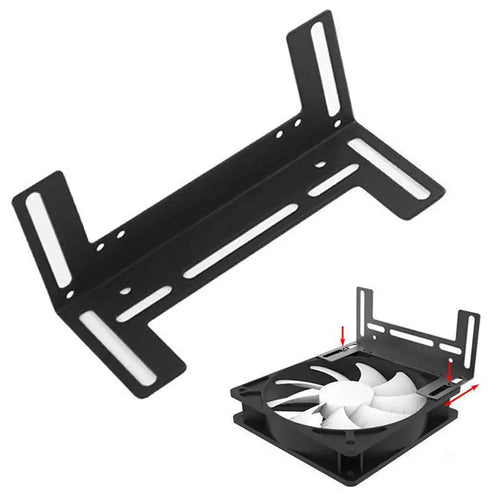 F12 Brückenhalterung Speicherübertaktung Kühllüfterhalterung PC-Gehäuse Speicher Grafikkarte CPU Motherboard Festplattenkühler Rack