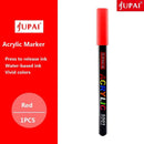 Jupai 1 STÜCK Acrylmarker Stifte Plumones 24 Farben Malerei Schreibwaren Keramik Glas Stoff Graffiti Wasserdicht Wasserbasiert