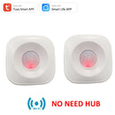 Tuya WIFI PIR Motion Sensor Detector Movement Alarm Smart Life APP Wireless Home Automation System Work with Alexa Routine  Set