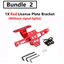 Motorcycle License Plate Holder and LED Turn Signal Light For Yamaha MT07 MT10 For Kawasaki Z750 Z800 For BMW R1200  Accessories