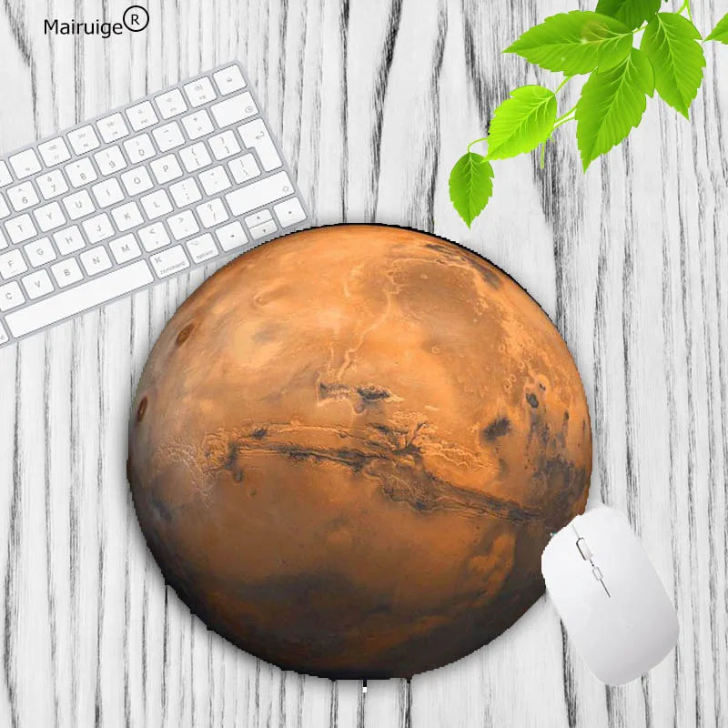 MRGBEST Earth Lunar Planet Carpet Desk Mat Pc Accessories Office Mouse Pad Table Cushion Mouse Mat Pad on The Table Keyboard Pad